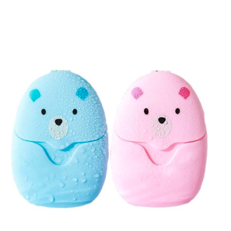 Premium Baby Bear Travel Soap Box- 2Pcs